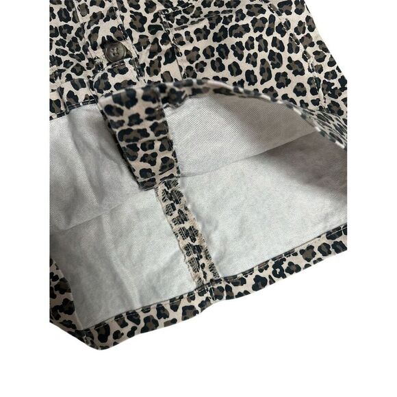 Wonder Nation Girls 4T Leopard Print Overall Skirt with Pockets - Picture 4 of 7